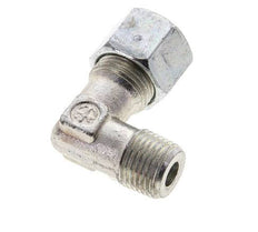 10S & M16x1.5 (con) Zink plated Steel Elbow Cutting Fitting with Male Threads 630 bar ISO 8434-1
