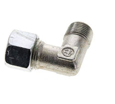 12S & M18x1.5 (con) Zink plated Steel Elbow Cutting Fitting with Male Threads 630 bar ISO 8434-1