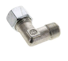 12S & M18x1.5 (con) Zink plated Steel Elbow Cutting Fitting with Male Threads 630 bar ISO 8434-1