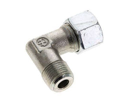 12S & M18x1.5 (con) Zink plated Steel Elbow Cutting Fitting with Male Threads 630 bar ISO 8434-1