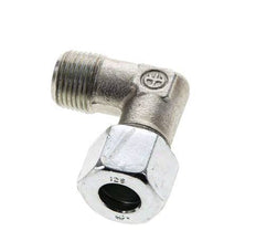 12S & M18x1.5 (con) Zink plated Steel Elbow Cutting Fitting with Male Threads 630 bar ISO 8434-1