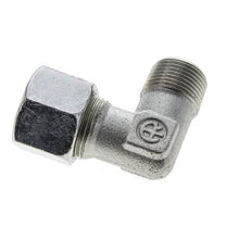 14S & M20x1.5 (con) Zink plated Steel Elbow Cutting Fitting with Male Threads 630 bar ISO 8434-1