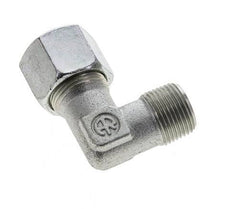 14S & M20x1.5 (con) Zink plated Steel Elbow Cutting Fitting with Male Threads 630 bar ISO 8434-1
