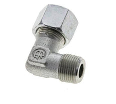14S & M20x1.5 (con) Zink plated Steel Elbow Cutting Fitting with Male Threads 630 bar ISO 8434-1
