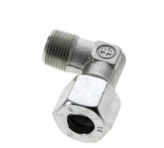 14S & M20x1.5 (con) Zink plated Steel Elbow Cutting Fitting with Male Threads 630 bar ISO 8434-1