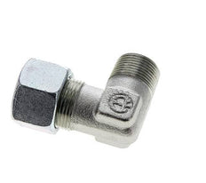 16S & M22x1.5 (con) Zink plated Steel Elbow Cutting Fitting with Male Threads 400 bar ISO 8434-1