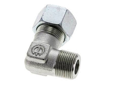 16S & M22x1.5 (con) Zink plated Steel Elbow Cutting Fitting with Male Threads 400 bar ISO 8434-1