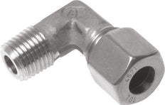 14S & M20x1.5 (con) Stainless Steel Elbow Compression Fitting with Male Threads 400 bar ISO 8434-1