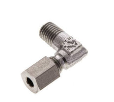 4LL & M8x1 (con) Stainless Steel Elbow Cutting Fitting with Male Threads 100 bar ISO 8434-1