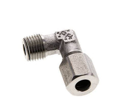 6LL & M10x1 (con) Stainless Steel Elbow Cutting Fitting with Male Threads 100 bar ISO 8434-1