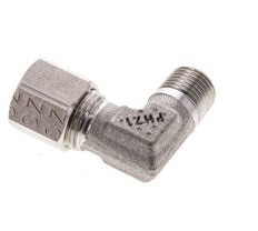 8LL & M10x1 (con) Stainless Steel Elbow Cutting Fitting with Male Threads 100 bar ISO 8434-1