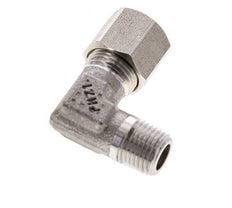 8LL & M10x1 (con) Stainless Steel Elbow Cutting Fitting with Male Threads 100 bar ISO 8434-1