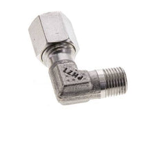 6L & M10x1 (con) Stainless Steel Elbow Cutting Fitting with Male Threads 315 bar ISO 8434-1