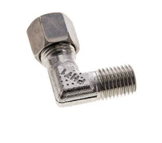 8L & M12x1.5 (con) Stainless Steel Elbow Cutting Fitting with Male Threads 315 bar ISO 8434-1