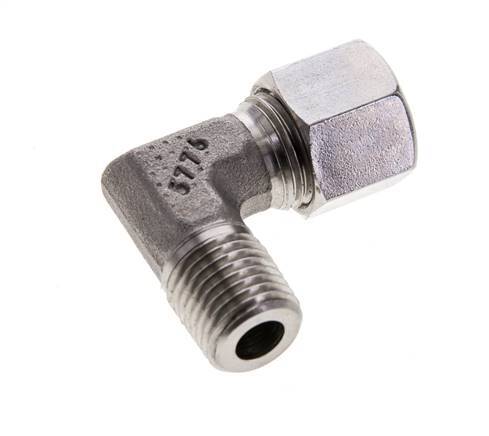 10L & M14x1.5 (con) Stainless Steel Elbow Cutting Fitting with Male Threads 315 bar ISO 8434-1