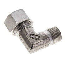 15L & M18x1.5 (con) Stainless Steel Elbow Cutting Fitting with Male Threads 315 bar ISO 8434-1