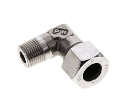 15L & M18x1.5 (con) Stainless Steel Elbow Cutting Fitting with Male Threads 315 bar ISO 8434-1