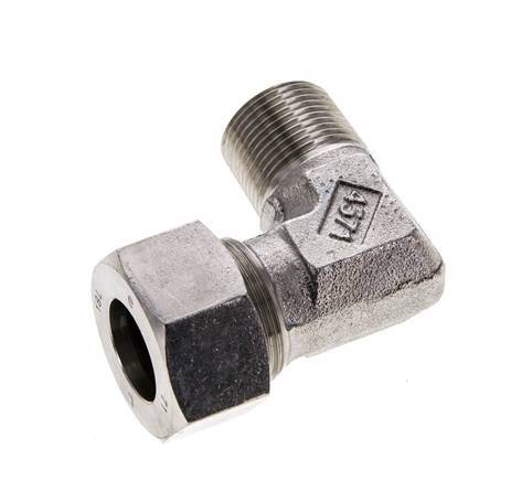 18L & M22x1.5 (con) Stainless Steel Elbow Cutting Fitting with Male Threads 315 bar ISO 8434-1