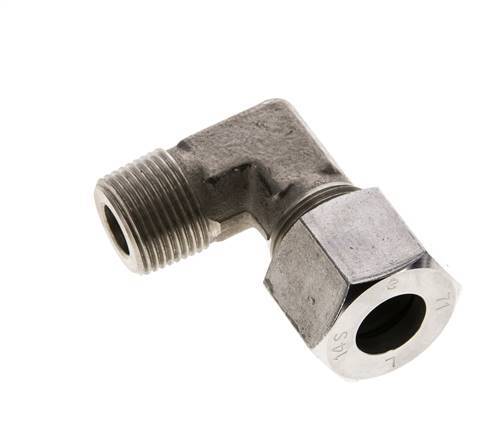 14S & M20x1.5 (con) Stainless Steel Elbow Cutting Fitting with Male Threads 630 bar ISO 8434-1