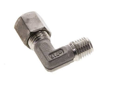 6S & M12x1.5 (con) Stainless Steel Elbow Compression Fitting with Male Threads 500 bar ISO 8434-1