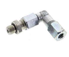 6L & M10x1 Zink plated Steel Elbow Cutting Fitting with Male Threads 315 bar Adjustable ISO 8434-1