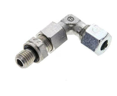 8L & M12x1.5 Zink plated Steel Elbow Cutting Fitting with Male Threads 315 bar Adjustable ISO 8434-1