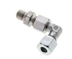 8L & M12x1.5 Zink plated Steel Elbow Cutting Fitting with Male Threads 315 bar Adjustable ISO 8434-1