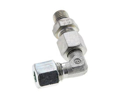 8L & M12x1.5 Zink plated Steel Elbow Cutting Fitting with Male Threads 315 bar Adjustable ISO 8434-1