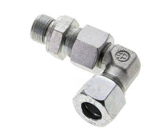 12L & M16x1.5 Zink plated Steel Elbow Cutting Fitting with Male Threads 315 bar Adjustable ISO 8434-1