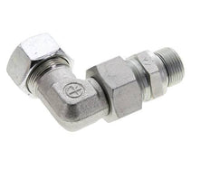 18L & M22x1.5 Zink plated Steel Elbow Cutting Fitting with Male Threads 315 bar Adjustable ISO 8434-1