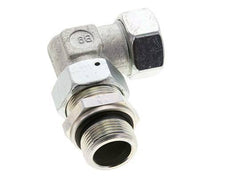 28L & M33x2 Zink plated Steel Elbow Cutting Fitting with Male Threads 160 bar Adjustable ISO 8434-1