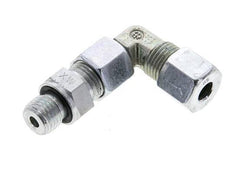 8S & M14x1.5 Zink plated Steel Elbow Cutting Fitting with Male Threads 630 bar Adjustable ISO 8434-1