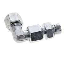 10S & M16x1.5 Zink plated Steel Elbow Cutting Fitting with Male Threads 630 bar Adjustable ISO 8434-1