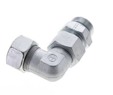 30S & M42x2 Zink plated Steel Elbow Cutting Fitting with Male Threads 400 bar Adjustable ISO 8434-1