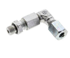 6L & G1/8'' Zink plated Steel Elbow Cutting Fitting with Male Threads 315 bar Adjustable ISO 8434-1