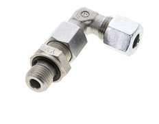 8L & G1/4'' Zink plated Steel Elbow Cutting Fitting with Male Threads 315 bar Adjustable ISO 8434-1