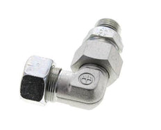18L & G1/2'' Zink plated Steel Elbow Cutting Fitting with Male Threads 315 bar Adjustable ISO 8434-1