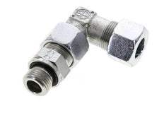 16S & G1/2'' Zink plated Steel Elbow Cutting Fitting with Male Threads 400 bar Adjustable ISO 8434-1