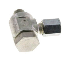 4LL & M8x1 Zink plated Steel Swivel Joint Cutting Fitting with Male Threads 100 bar Rotatable ISO 8434-1