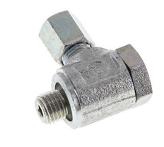 5LL & M8x1 Zink plated Steel Swivel Joint Cutting Fitting with Male Threads 100 bar Rotatable ISO 8434-1