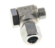 8LL & M10x1 Zink plated Steel Swivel Joint Cutting Fitting with Male Threads 100 bar Rotatable ISO 8434-1