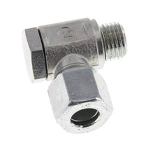 10L & M14x1.5 Zink plated Steel Swivel Joint Cutting Fitting with Male Threads 250 bar Rotatable ISO 8434-1