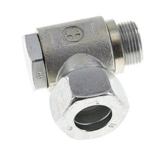 18L & M22x1.5 Zink plated Steel Swivel Joint Cutting Fitting with Male Threads 160 bar Rotatable ISO 8434-1