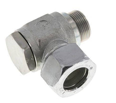 22L & M26x1.5 Zink plated Steel Swivel Joint Cutting Fitting with Male Threads 160 bar Rotatable ISO 8434-1