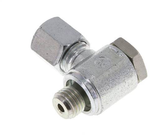 6S & M12x1.5 Zink plated Steel Swivel Joint Cutting Fitting with Male Threads 250 bar Rotatable ISO 8434-1