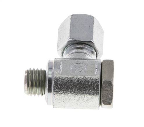 6S & M12x1.5 Zink plated Steel Swivel Joint Cutting Fitting with Male Threads 250 bar Rotatable ISO 8434-1
