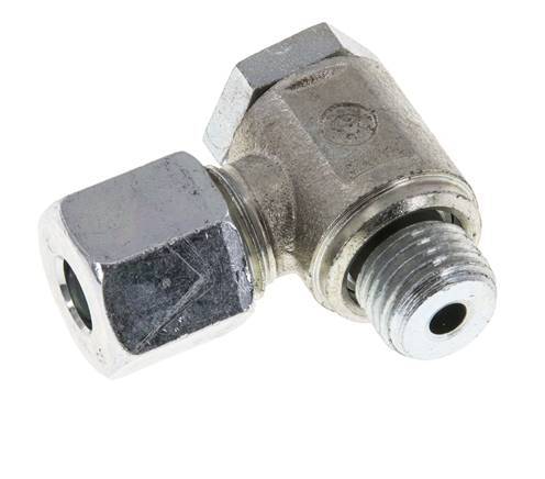 8S & M14x1.5 Zink plated Steel Swivel Joint Cutting Fitting with Male Threads 250 bar Rotatable ISO 8434-1