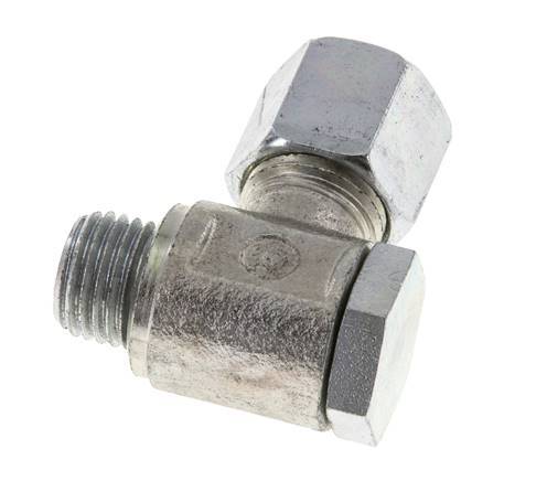 8S & M14x1.5 Zink plated Steel Swivel Joint Cutting Fitting with Male Threads 250 bar Rotatable ISO 8434-1