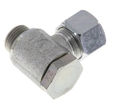 12S & M18x1.5 Zink plated Steel Swivel Joint Cutting Fitting with Male Threads 250 bar Rotatable ISO 8434-1
