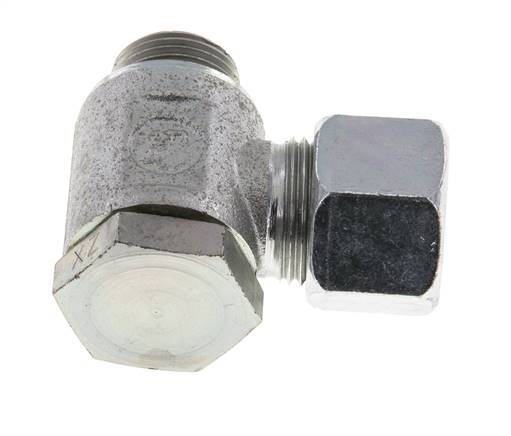 12S & M18x1.5 Zink plated Steel Swivel Joint Cutting Fitting with Male Threads 250 bar Rotatable ISO 8434-1